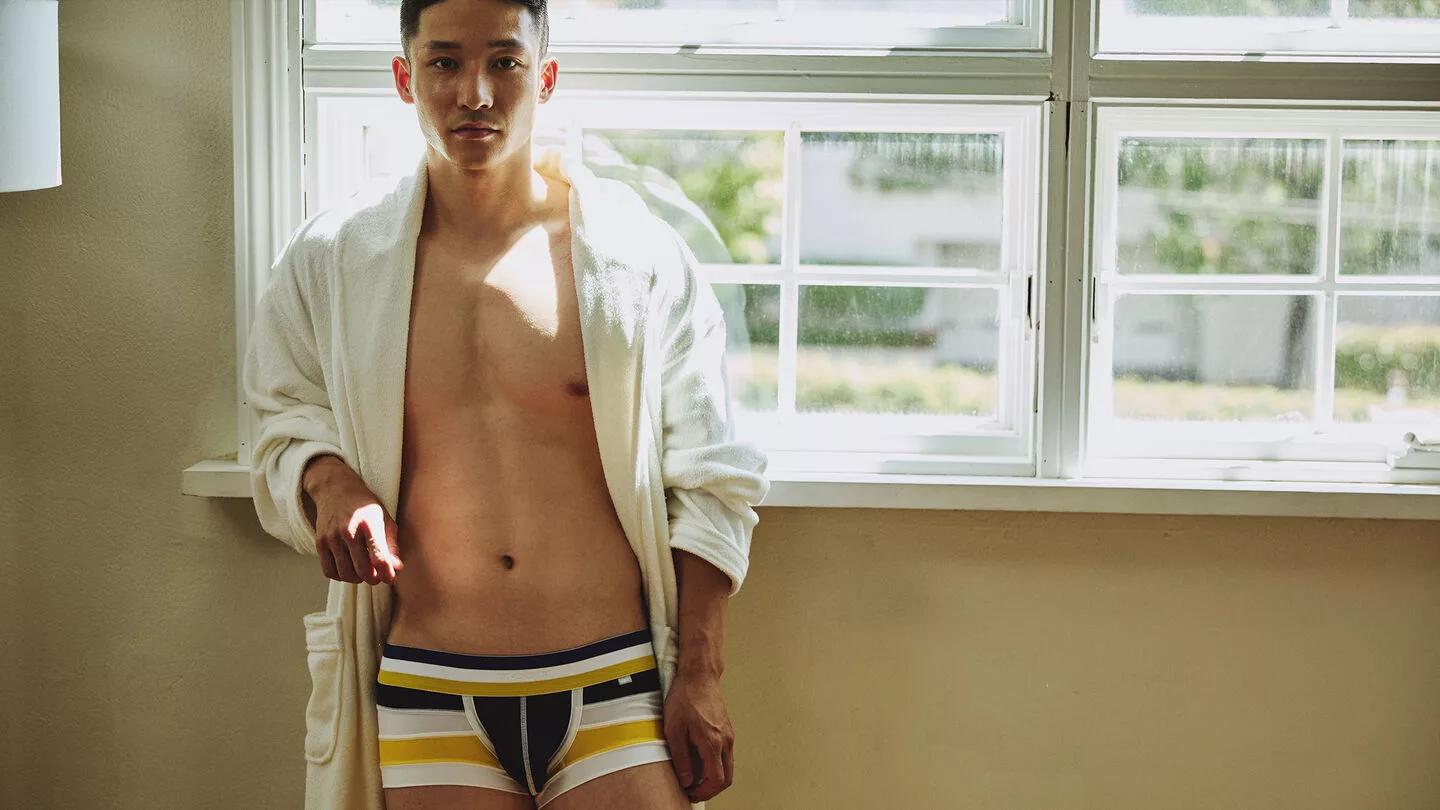 Japanese Triple Line Boxer Underwear by TOOT